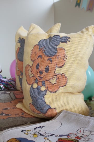 Bamse cushion cover 40x40 cm - Yellow - Ekelund Linneväveri