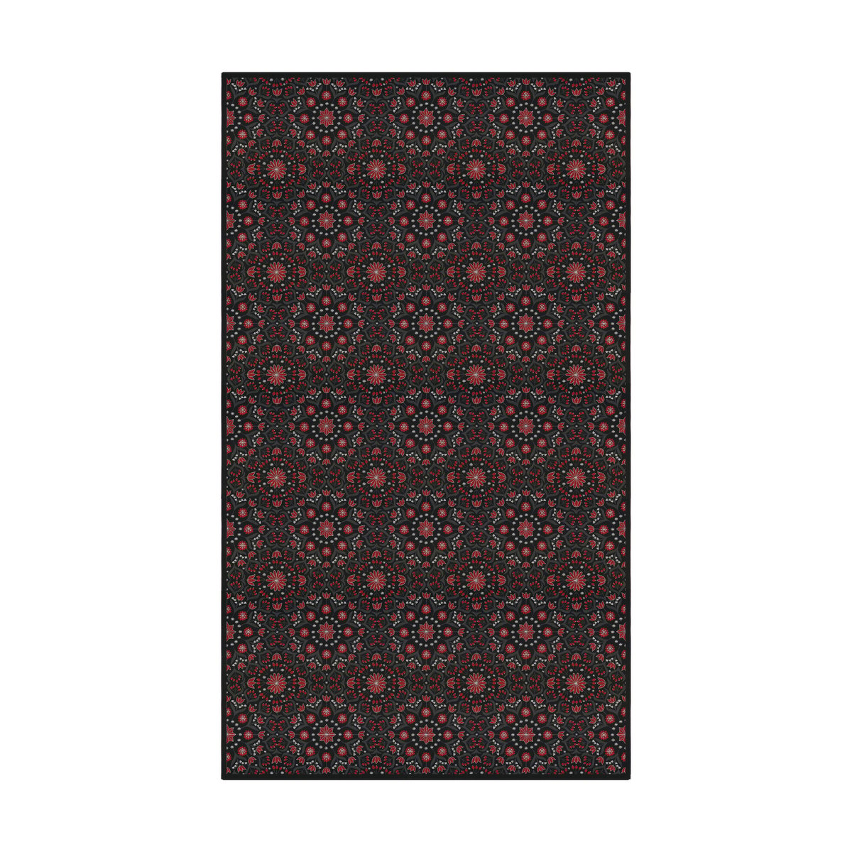 Ekelund Linneväveri Betty's jul tablecloth 145x300 cm Red-black