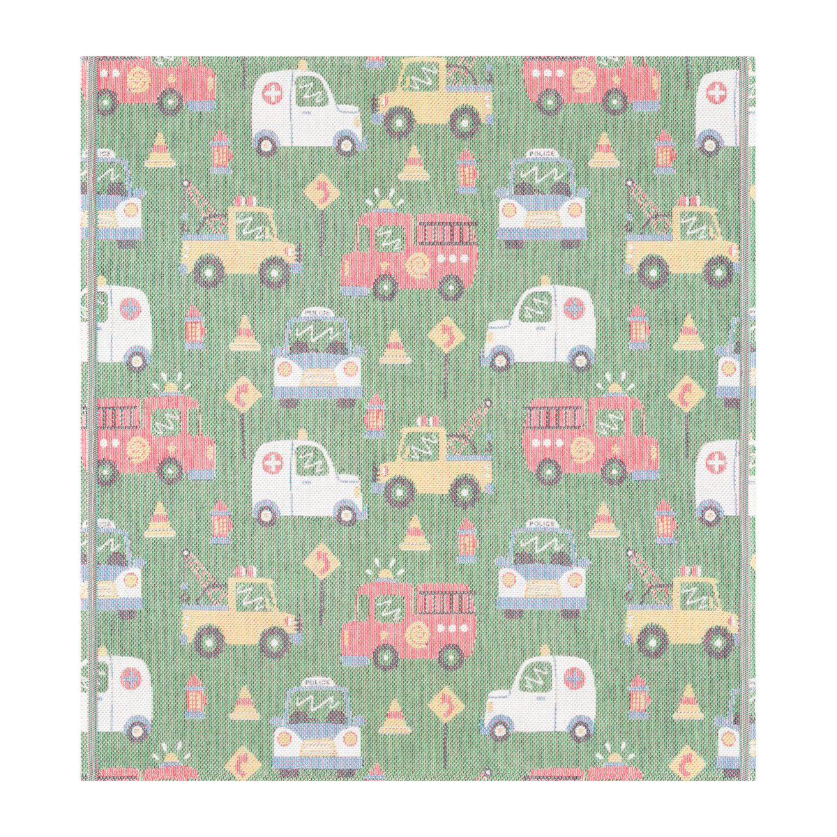 Ekelund Linneväveri Cars baby blanket 70x75 cm | Scandinavian Design | Baby blankets | Multi