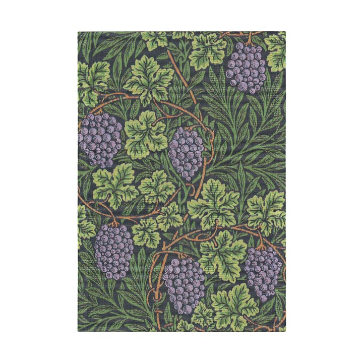 Vine kitchen towel 35x50 cm, Green Ekelund Linneväveri