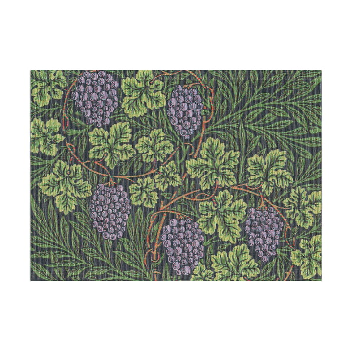 Vine placemat 35x48 cm - Green - Ekelund Linneväveri