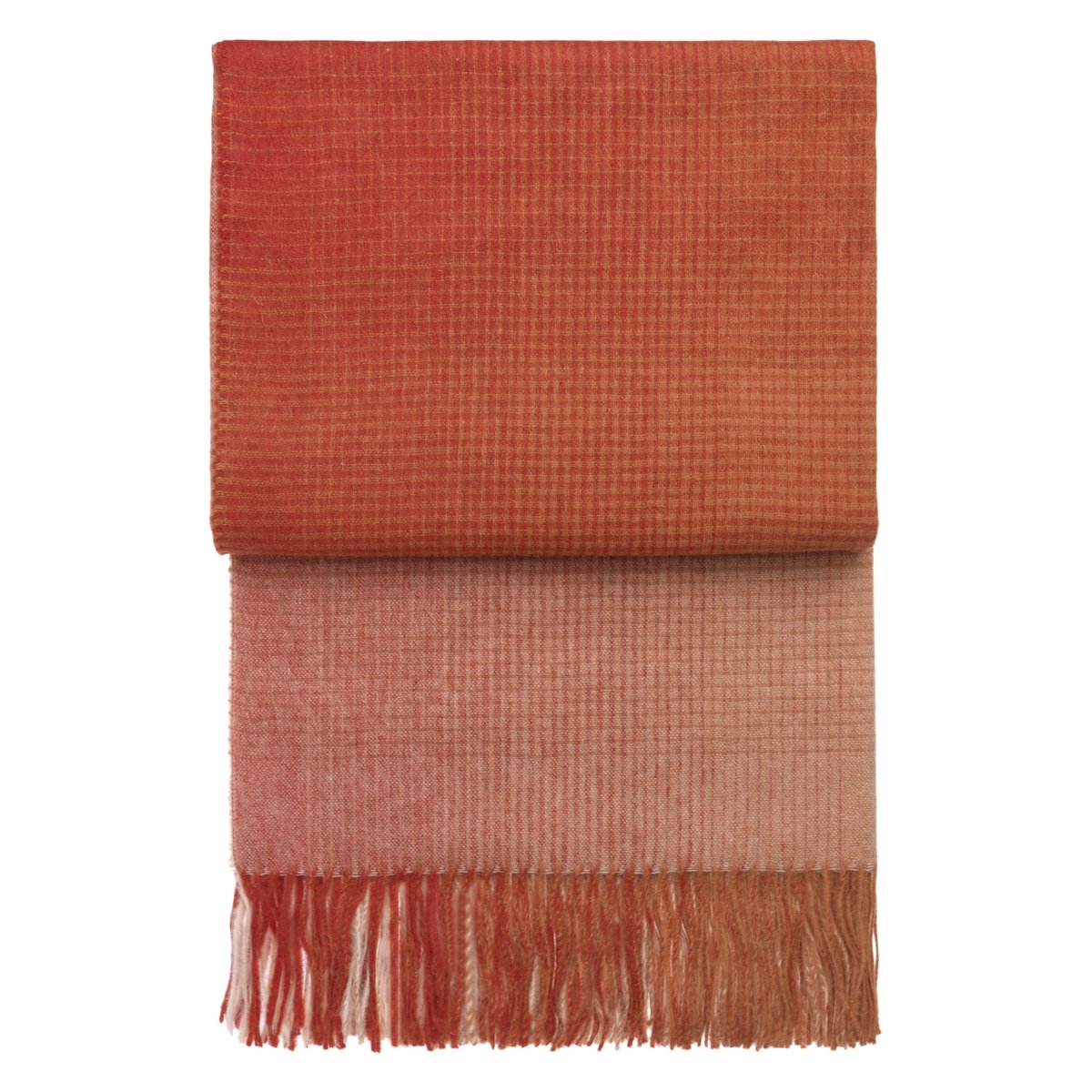 Elvang Denmark Horizon throw Pompeian red-terracotta