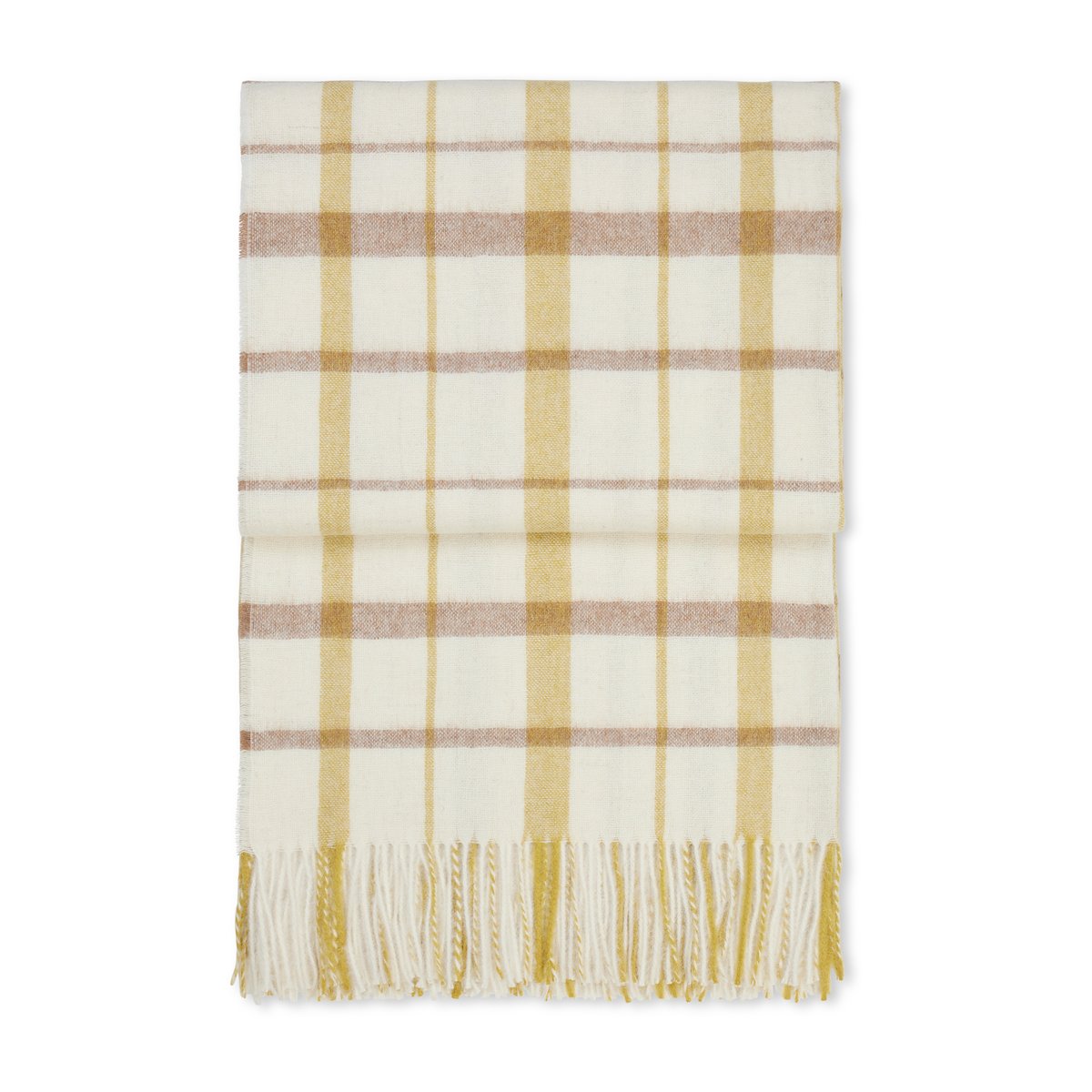 Elvang Denmark Tweed throw 130x200 cm Light yellow