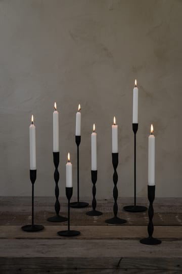 Ernst candle holder black metal - 18 cm - ERNST