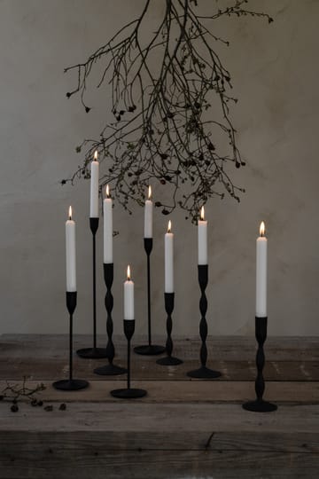 Ernst candle holder black metal - 18 cm - ERNST