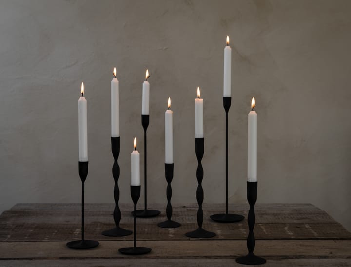 Ernst candle holder black metal, 24.5 cm ERNST