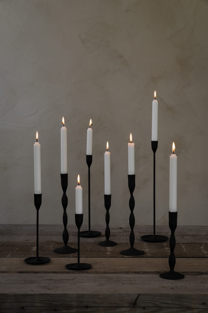 Ernst candle holder black metal, 24.5 cm ERNST