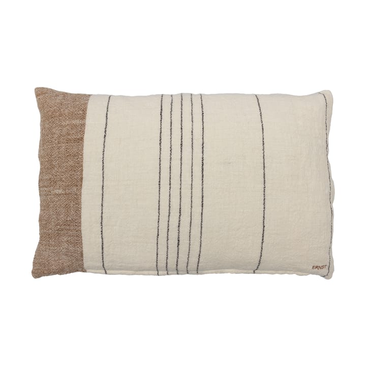 Ernst cushion cover half-linen 40x60 cm - Multi-white - ERNST