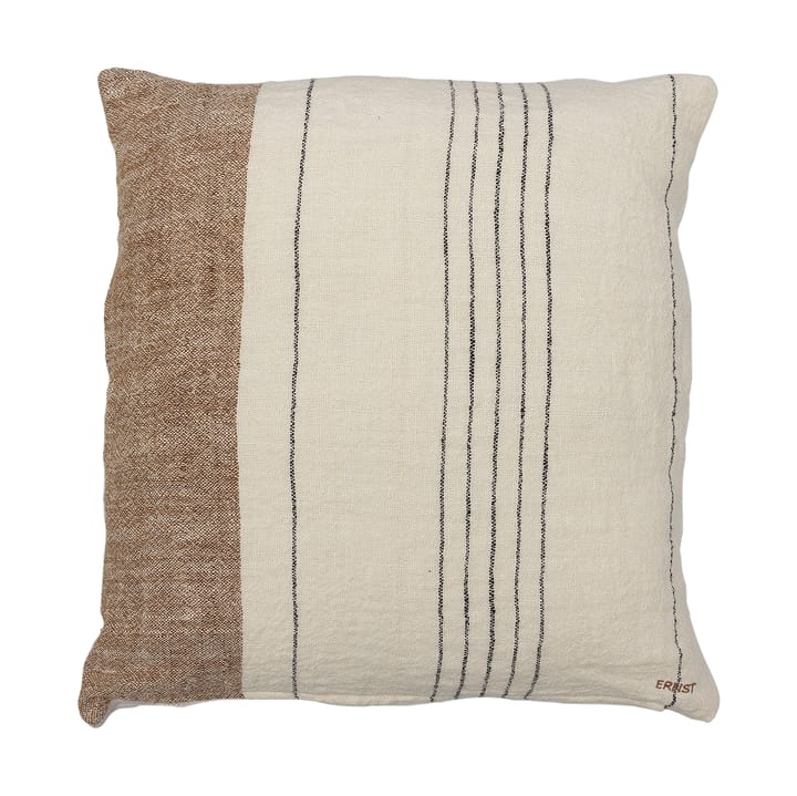 Ernst cushion cover half-linen 50x50 cm - Multi-white - ERNST