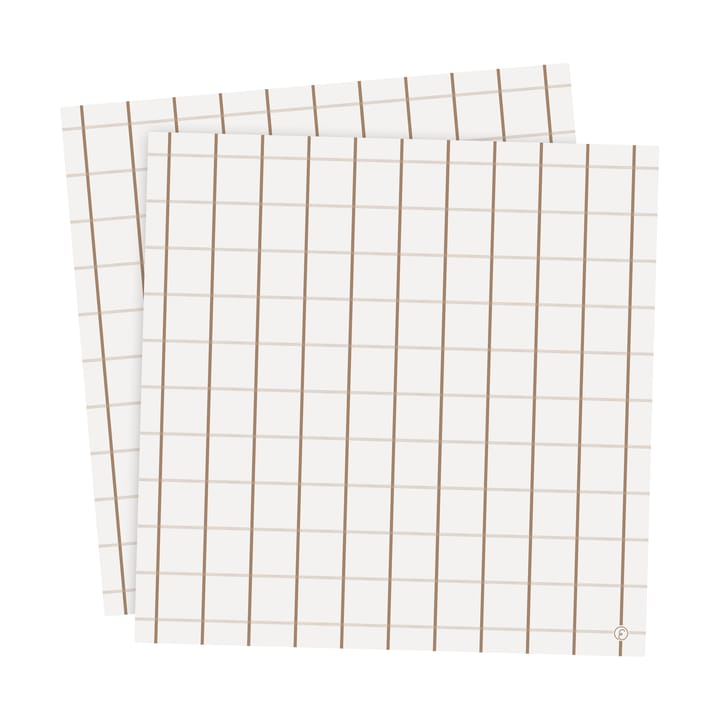 Ernst napkin checkered 33x33 cm 20-pack, Cola-cola ERNST