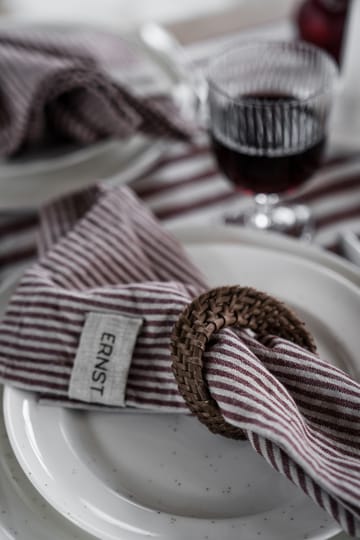 Ernst napkin ring 2-pack - Dark Brown - ERNST