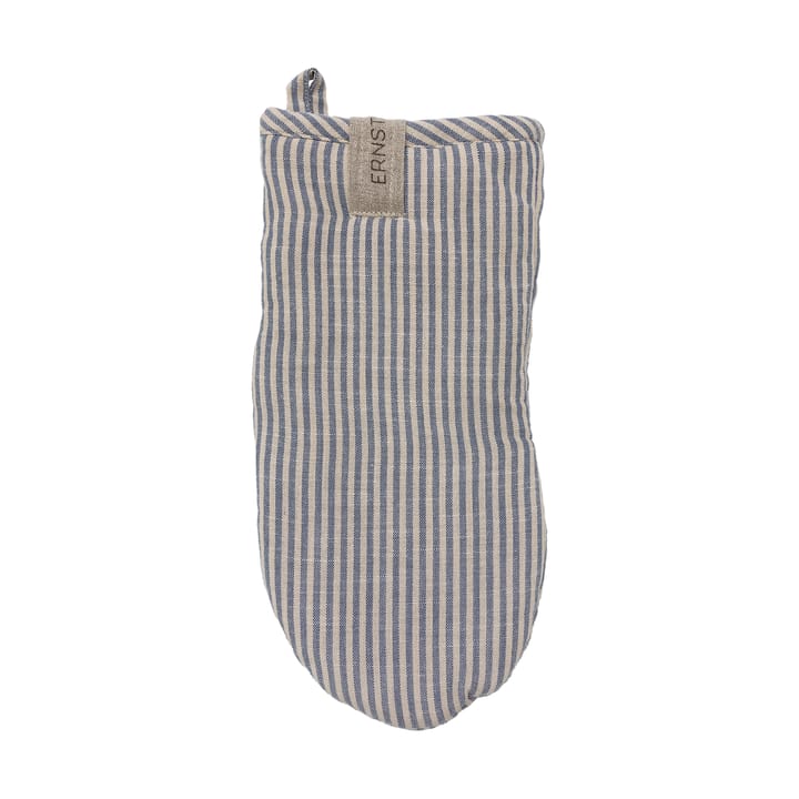 Ernst oven mitt striped - Blue-beige - ERNST