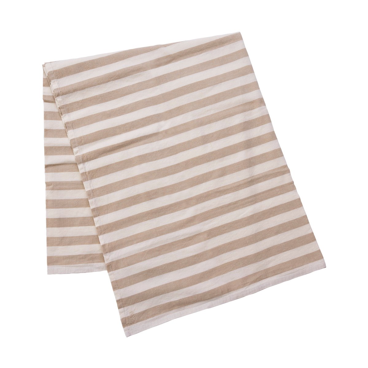 ERNST Ernst tablecloth striped 145x300 cm Beige-white