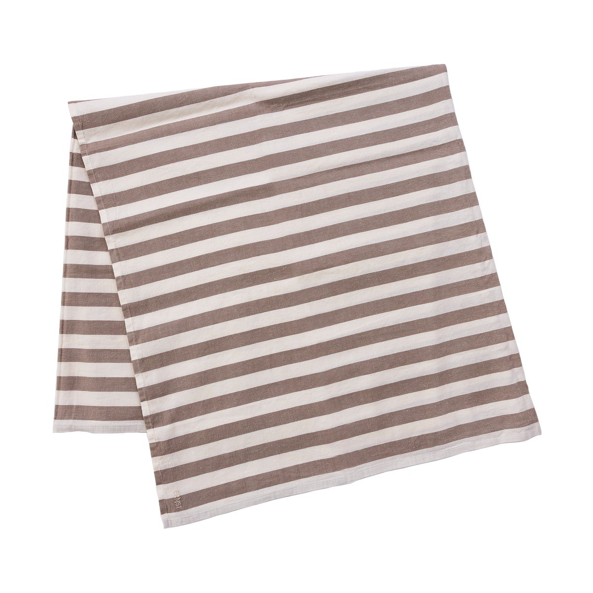 ERNST Ernst tablecloth striped 145x300 cm Mole-white