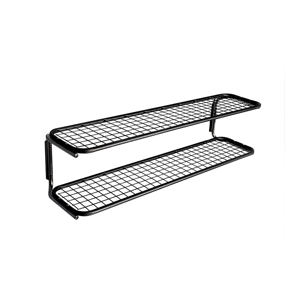 Essem Design Classic 650 shoe shelf Black/chrome, 2 levels, 100 cm