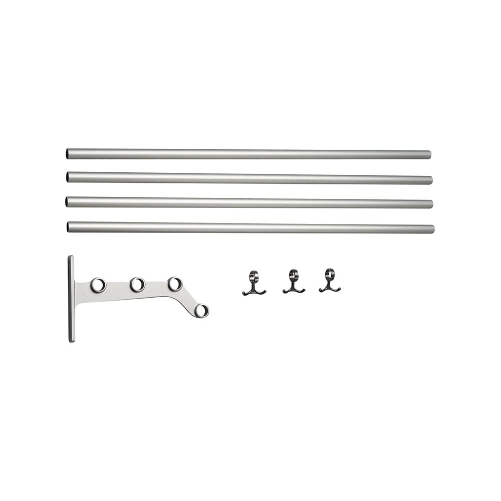 Essem Design Nostalgi 291 add-on hat shelf Aluminium, aluminium stand