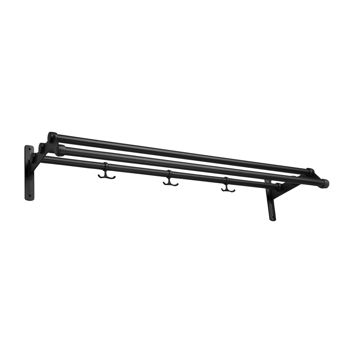 Essem Design Nostalgi 291 hat shelf 100 cm Black-black