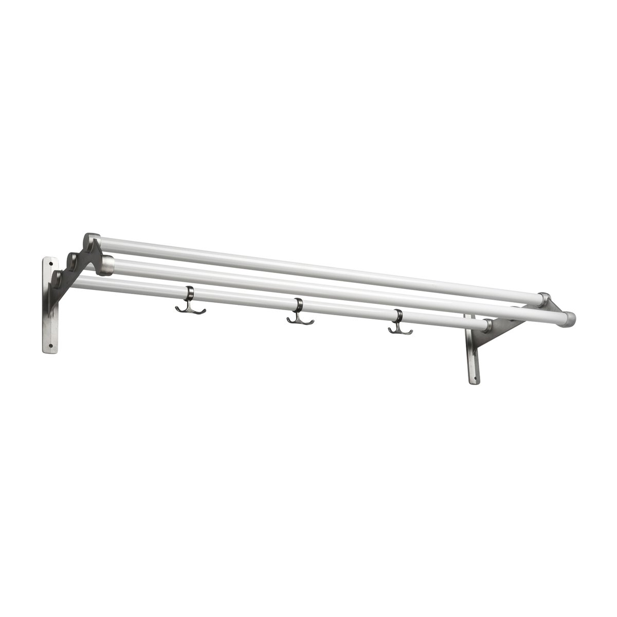 Essem Design Nostalgi 291 hat shelf 100 cm White-aluminum