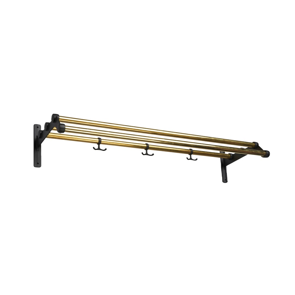 Essem Design Nostalgi 291 hat shelf Brass, black