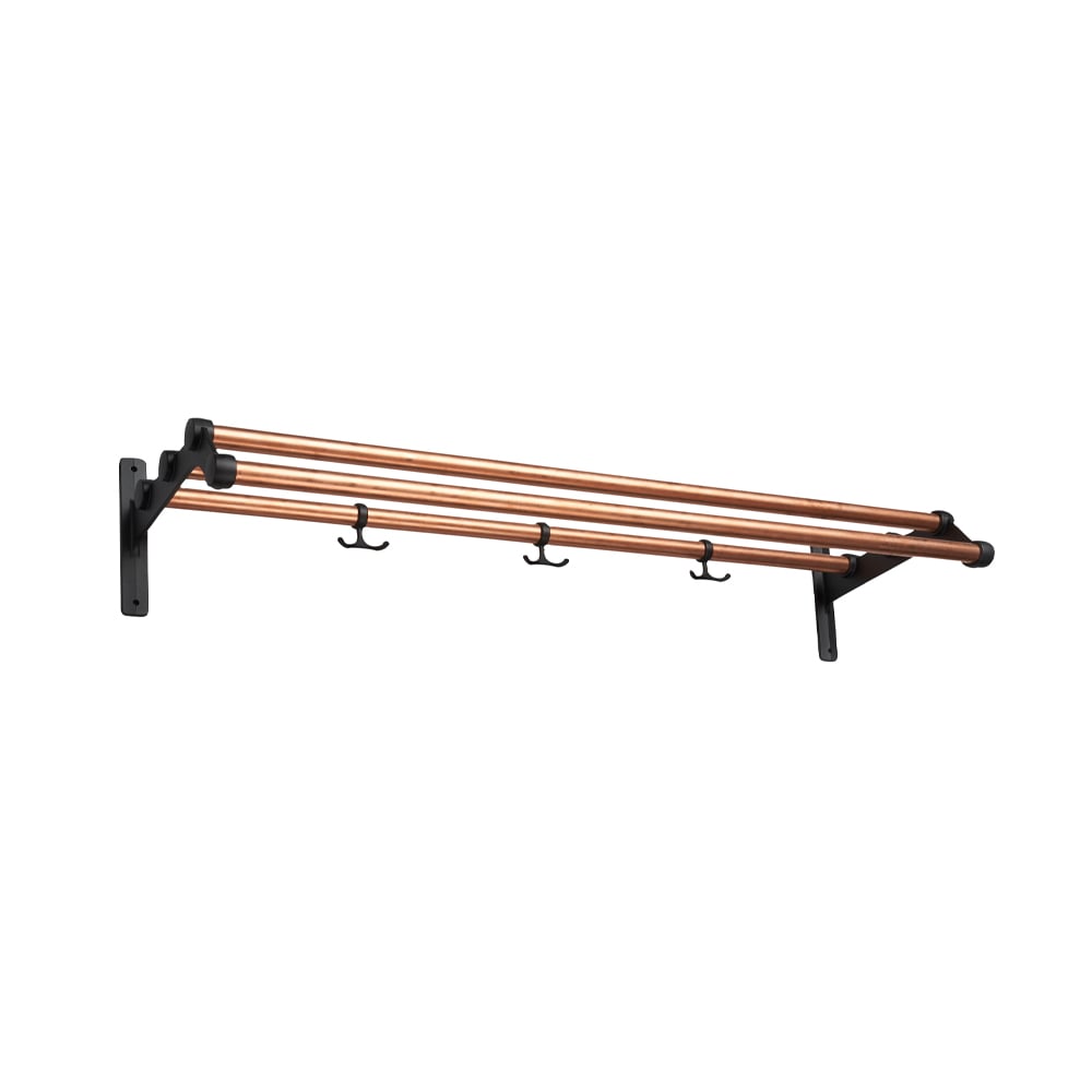 Essem Design Nostalgi 291 hat shelf Copper, black