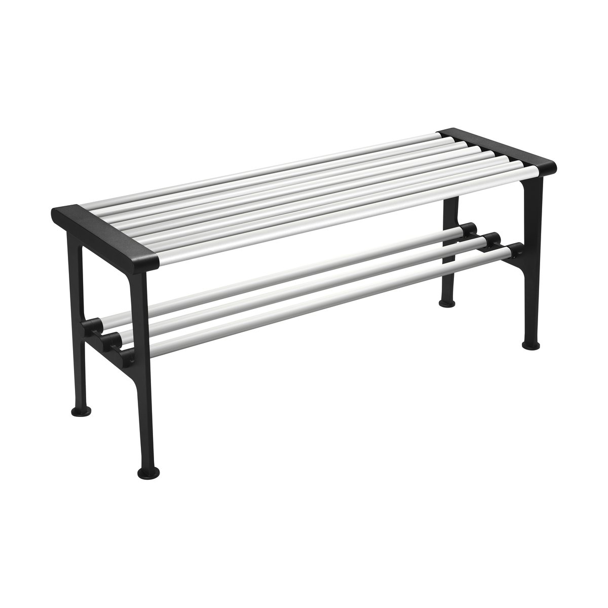 Essem Design Nostalgi bench 100 cm Aluminium-black