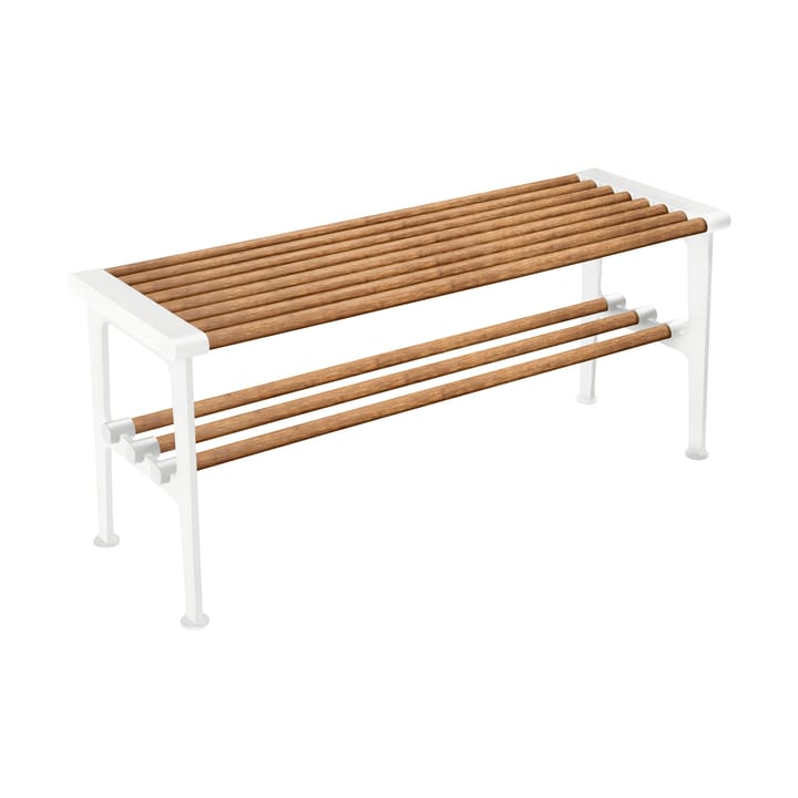 Nostalgi bench 100 cm, Bamboo-white Essem Design