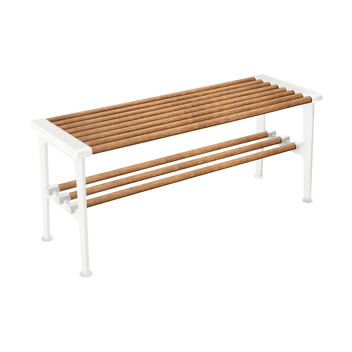 Essem Design Nostalgi bench 100 cm Bamboo-white