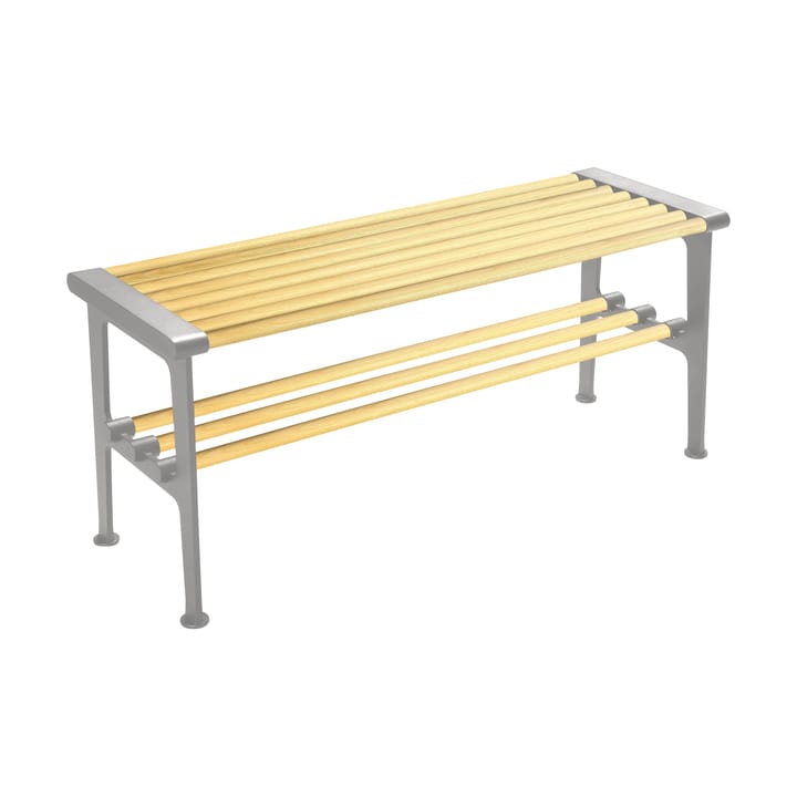 Nostalgi bench 100 cm - Birch-aluminium - Essem Design