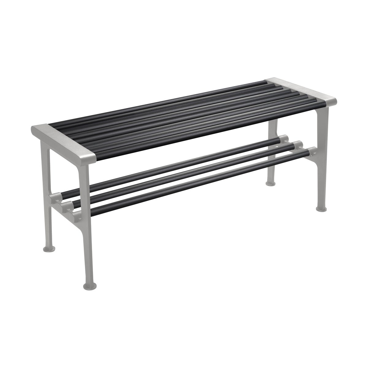 Essem Design Nostalgi bench 100 cm Black-aluminium