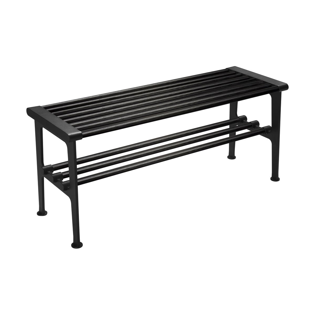 Essem Design Nostalgi bench 100 cm Black stained oak-black