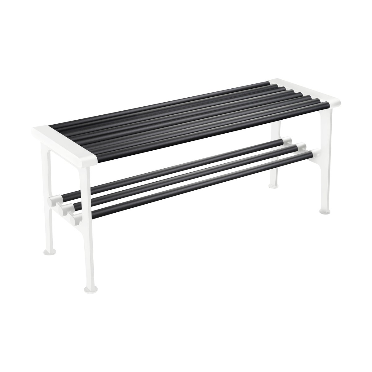 Essem Design Nostalgi bench 100 cm Black-white