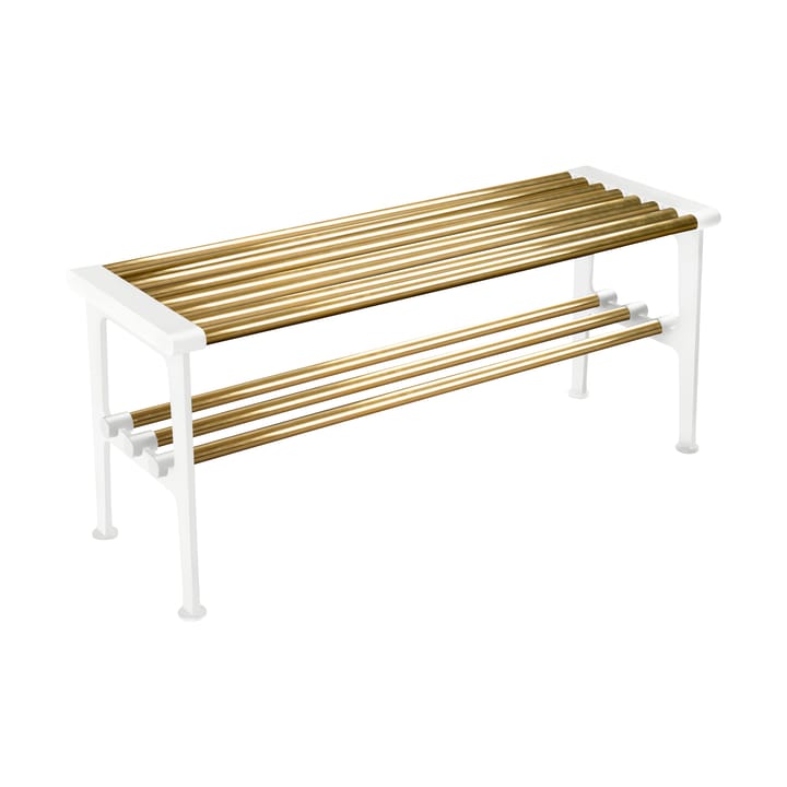 Nostalgi bench 100 cm, Brass-white Essem Design