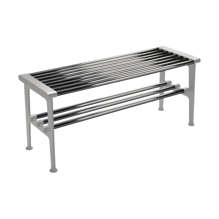 Nostalgi bench 100 cm - Chrome-aluminium - Essem Design