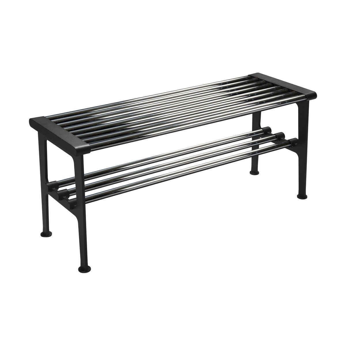 Essem Design Nostalgi bench 100 cm Chrome-black