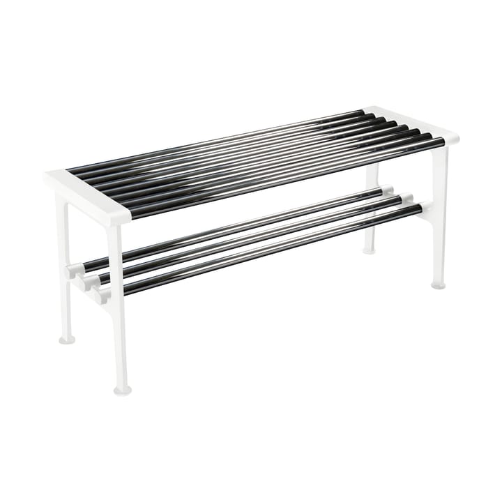 Nostalgi bench 100 cm - Chrome-white - Essem Design