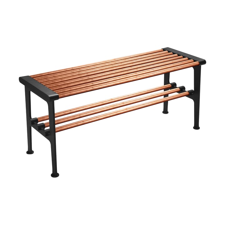 Nostalgi bench 100 cm, Copper-black Essem Design