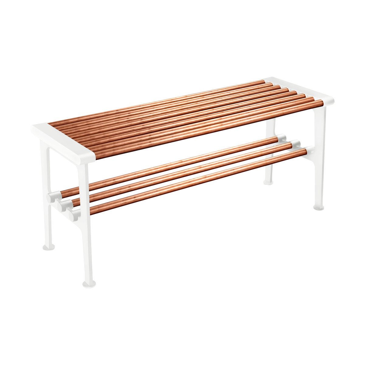 Essem Design Nostalgi bench 100 cm Copper-white