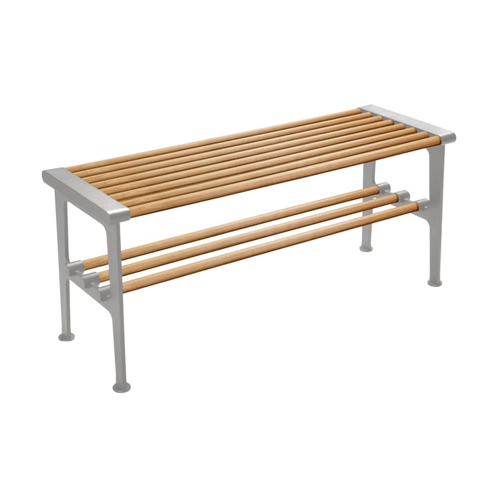 Nostalgi bench 100 cm - Oak-aluminium - Essem Design