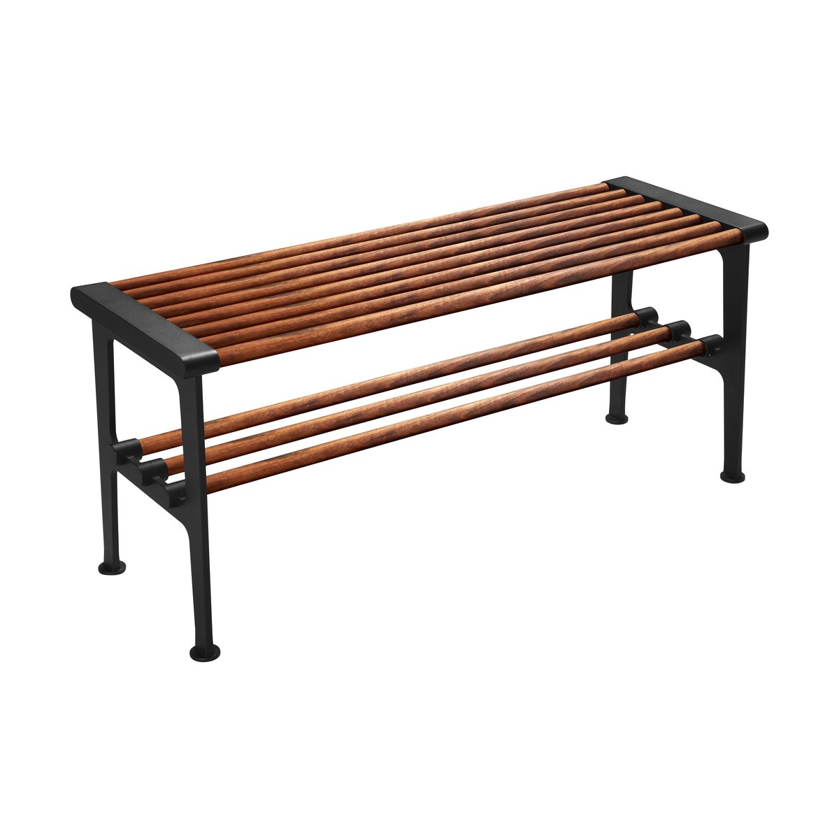 Essem Design Nostalgi bench 100 cm Walnut-black