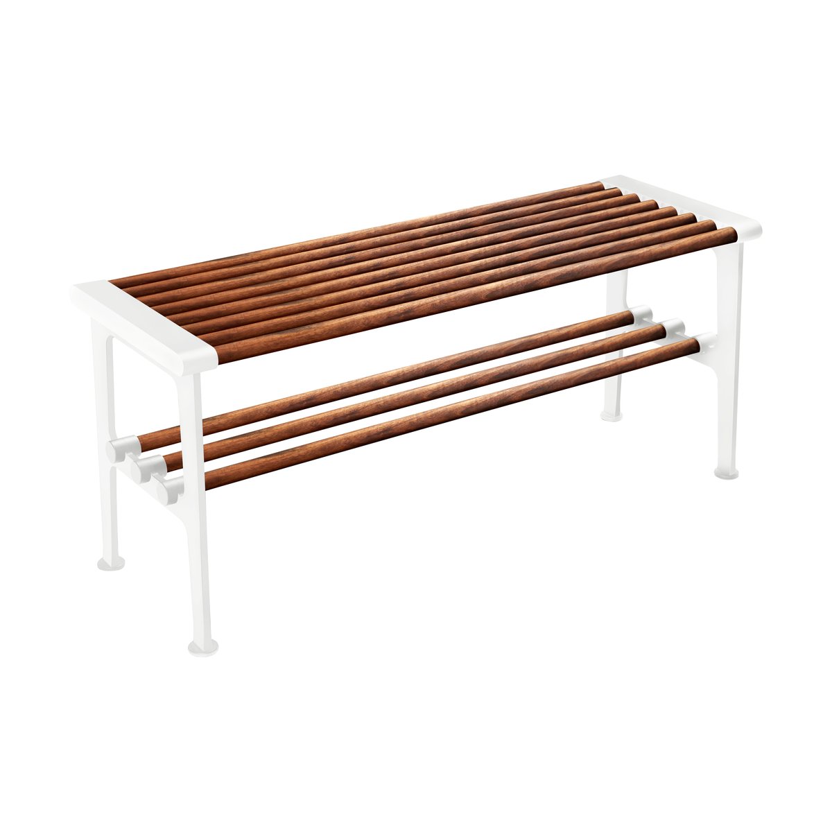 Essem Design Nostalgi bench 100 cm Walnut-white