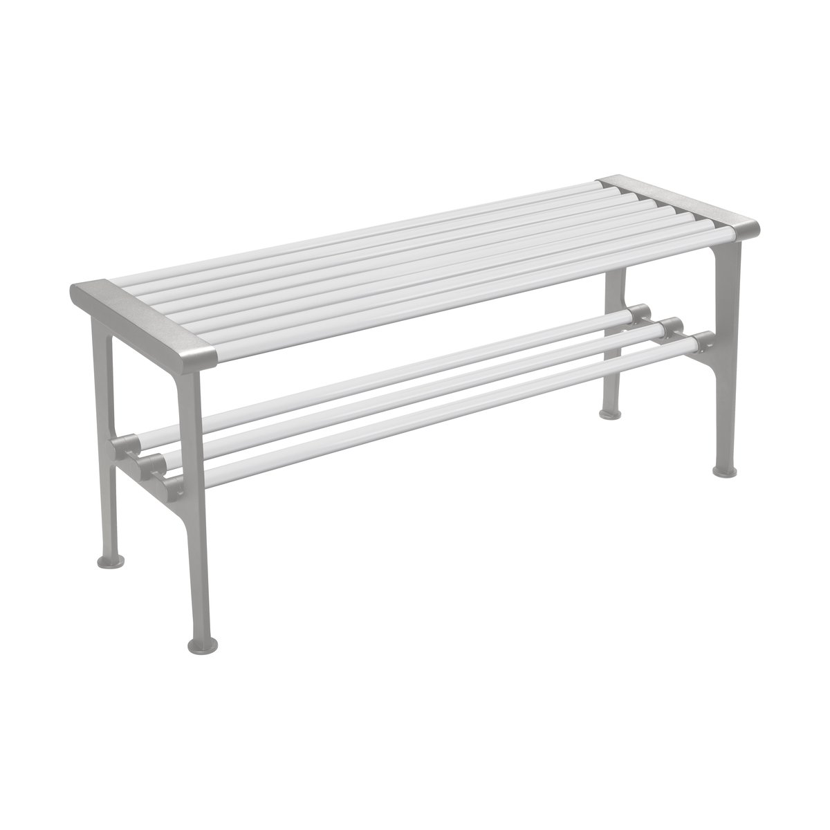 Essem Design Nostalgi bench 100 cm White-aluminium