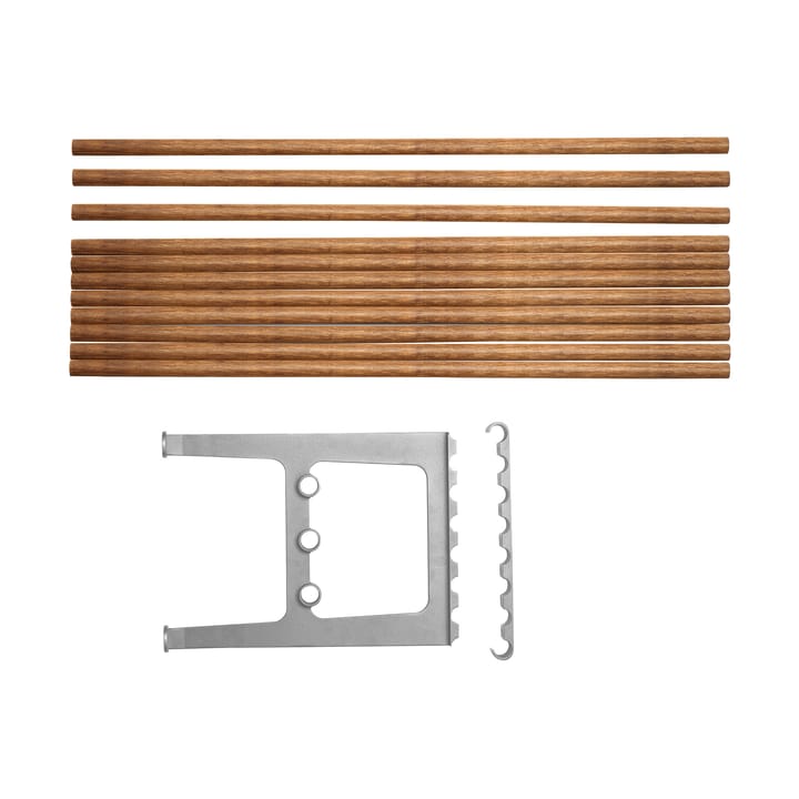 Nostalgi bench extension 100 cm, Bambu-aluminium Essem Design