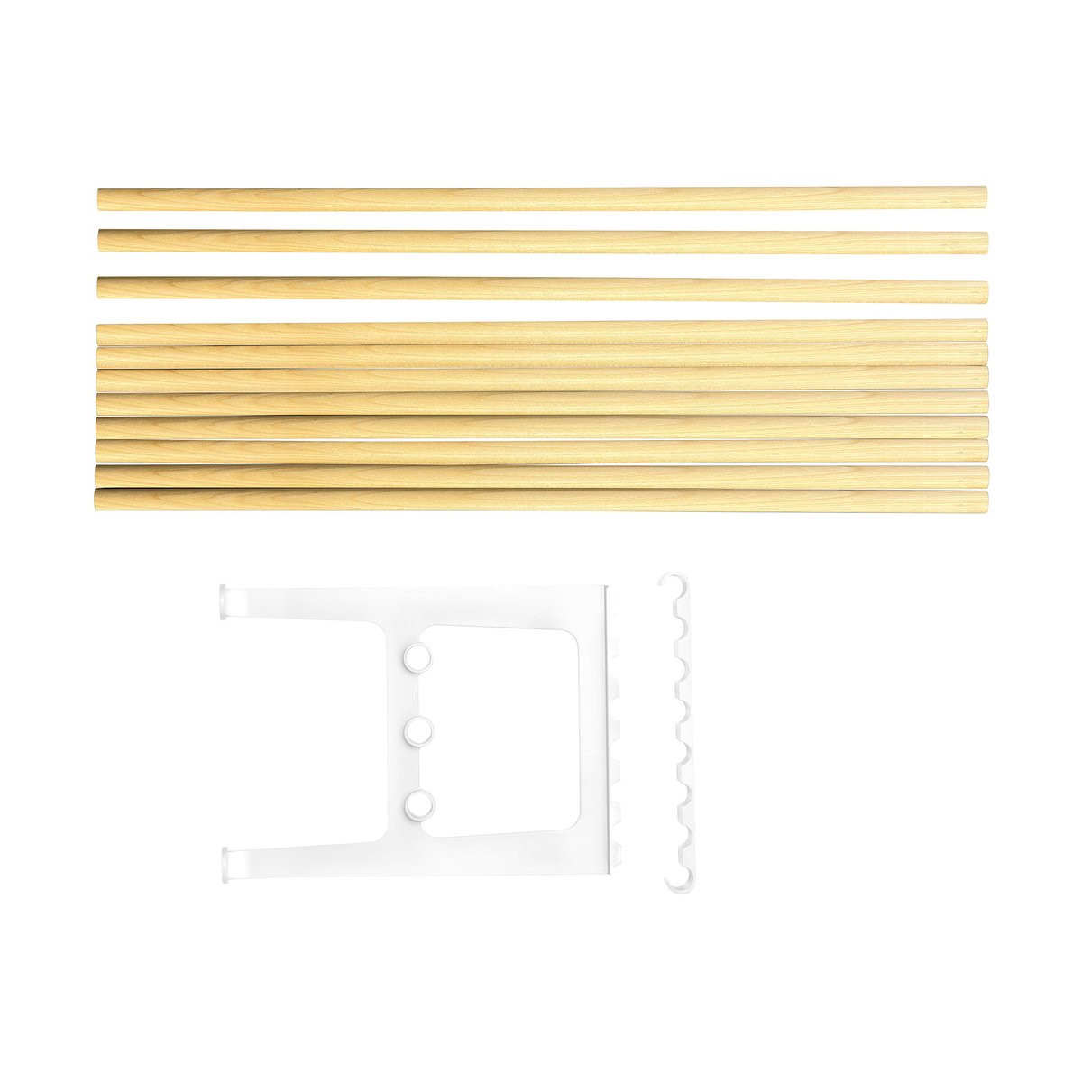 Essem Design Nostalgi bench extension 100 cm Birch-white