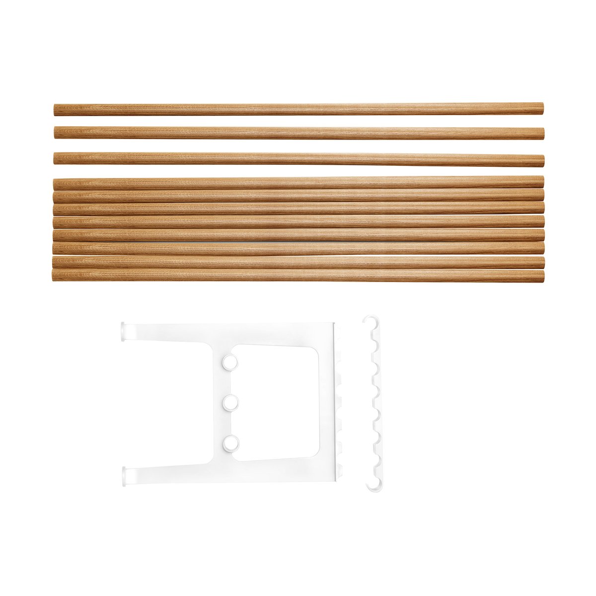 Essem Design Nostalgi bench extension 100 cm Oak-white