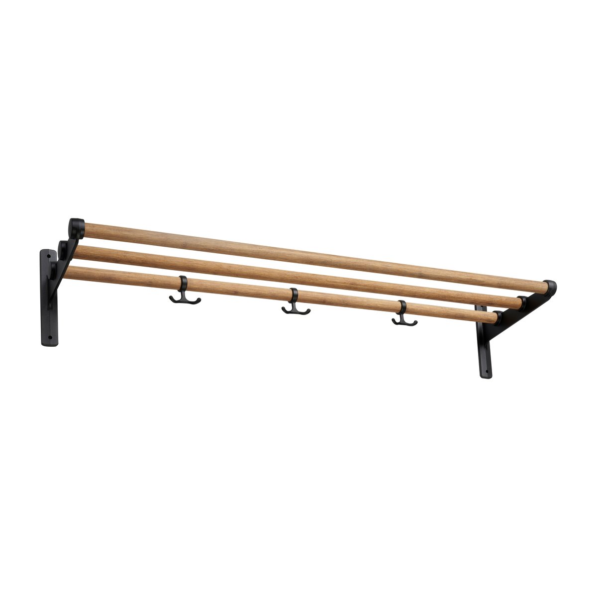 Essem Design Nostalgi hat shelf/ shoe shelf Bambu-black