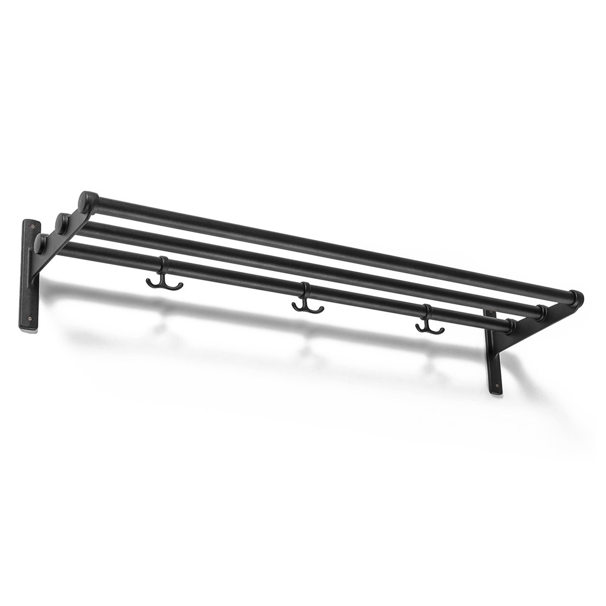 Essem Design Nostalgi hat shelf/ shoe shelf black, black