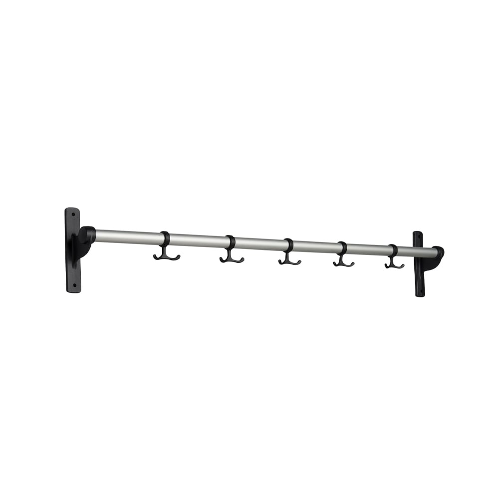 Essem Design Nostalgi Hook rack Aluminium, black stand