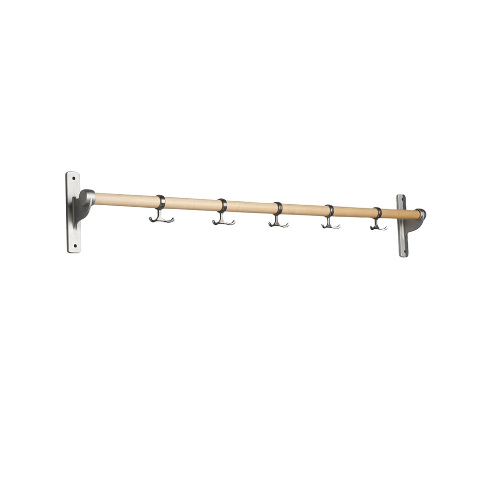 Essem Design Nostalgi Hook rack Birch, aluminium stand