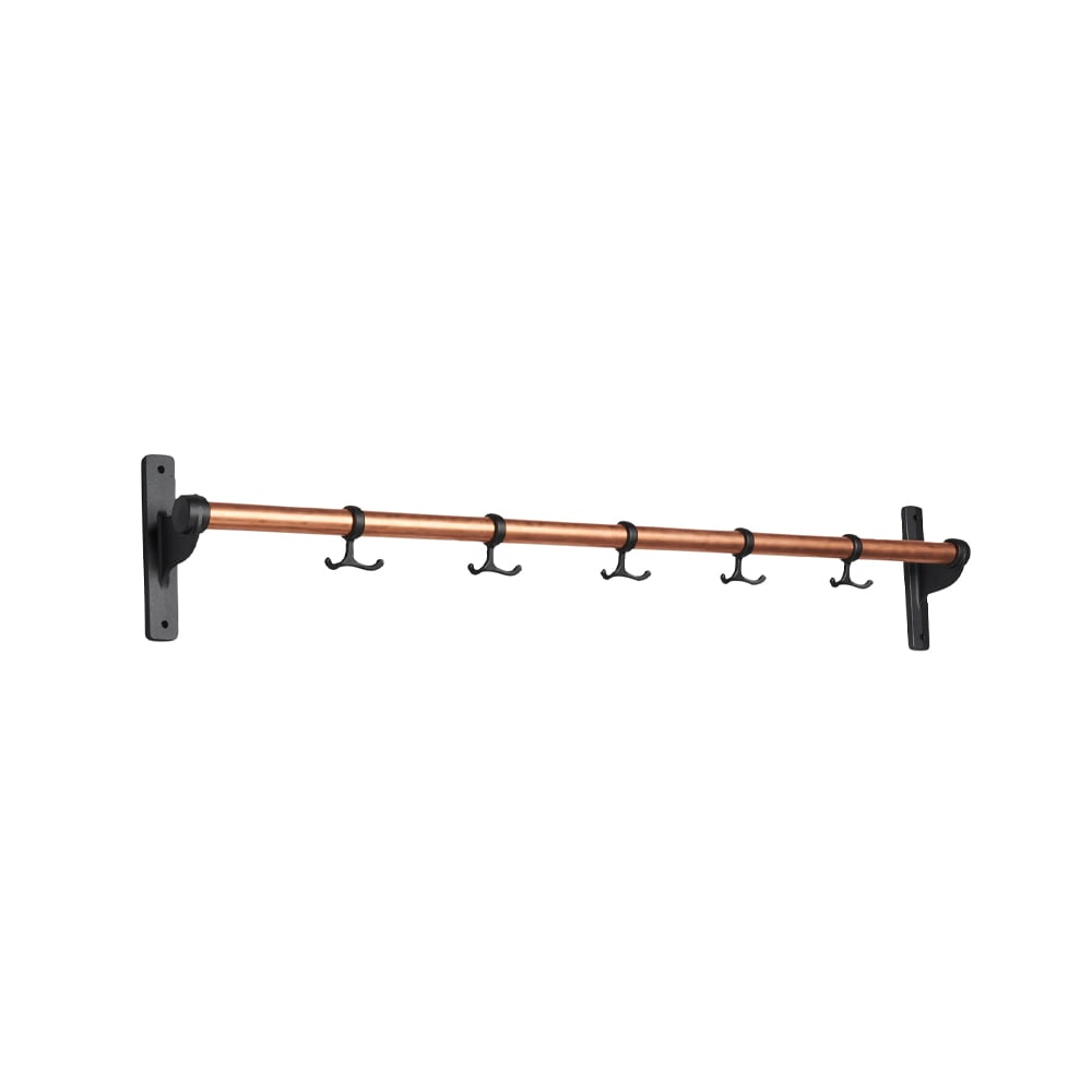 Essem Design Nostalgi Hook rack Copper, black stand