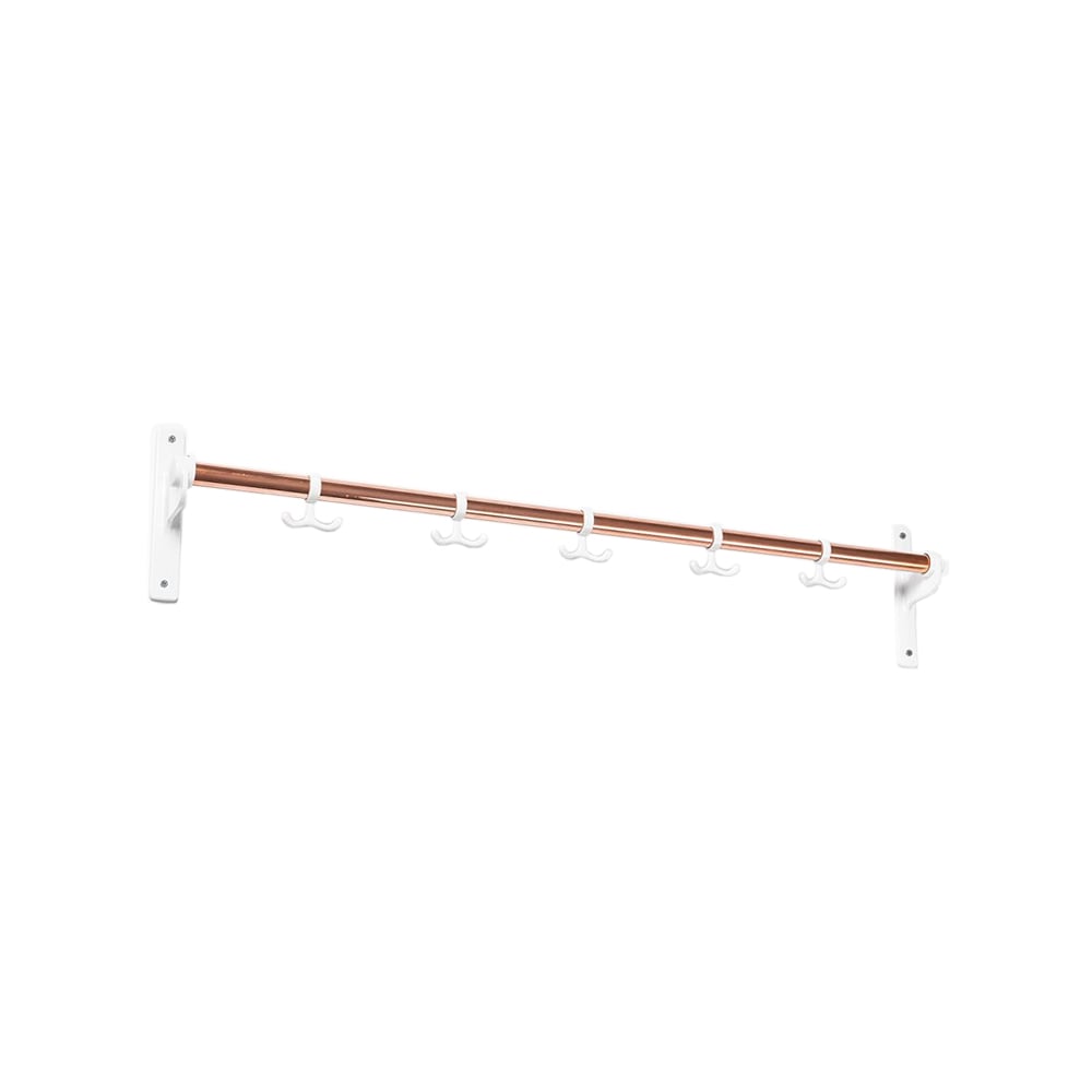 Essem Design Nostalgi Hook rack Copper, white stand